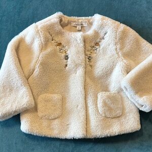Charming Cream Kids Puffer Jacket by
